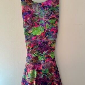 Lululemon Court Crush Dress Vivid Floral Tone Multi print
